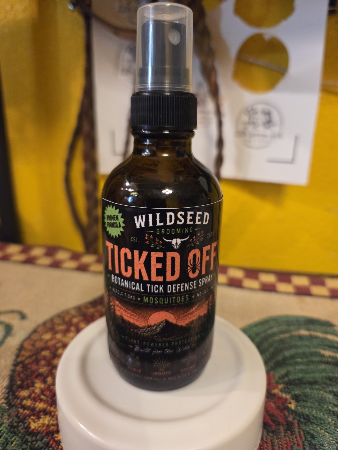 Wildseed Apothecary Ticked Off Botanical Tick Defense spray