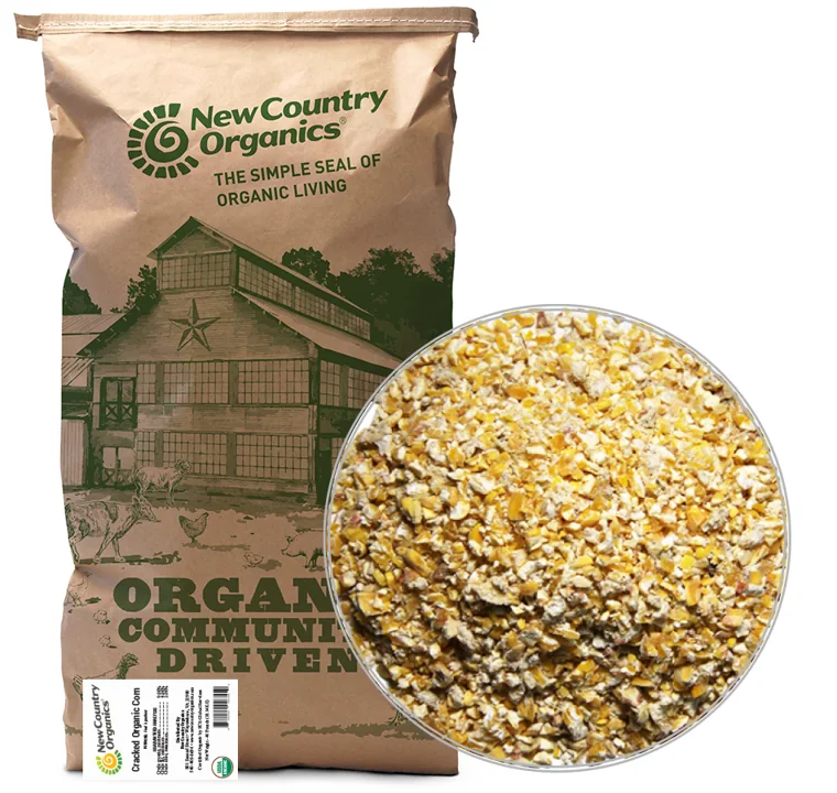Organic Corn, Cracked, 40lbs manufacturer product photo
