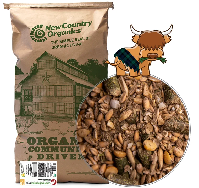 Organic Cattle Maintenance Feed, 40lbs manufacturer product photo
