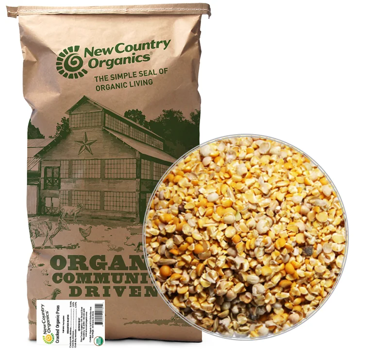 Organic Peas, Cracked 40lbs manufacturer product photo