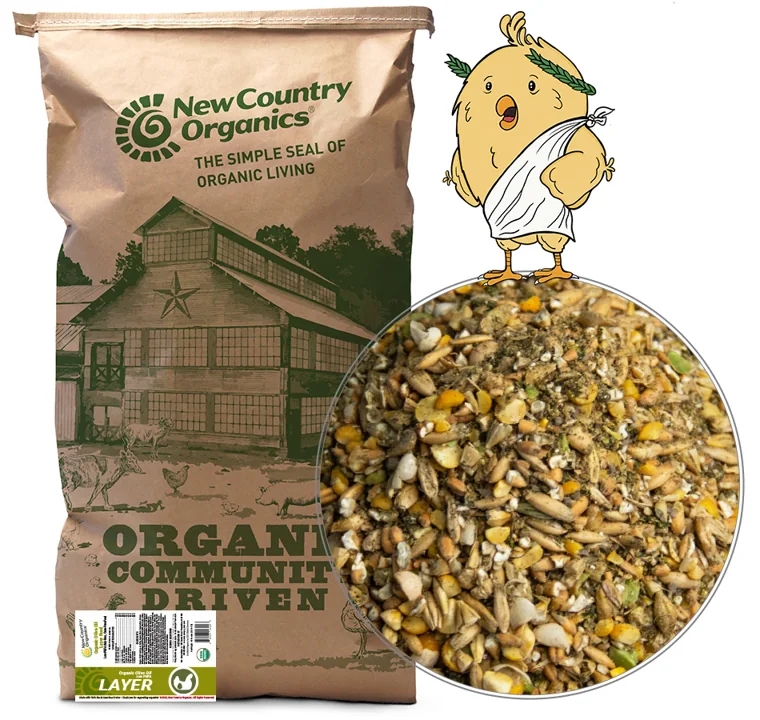 Organic Olive Oil Layer Feed, 40lbs manufacturer product photo