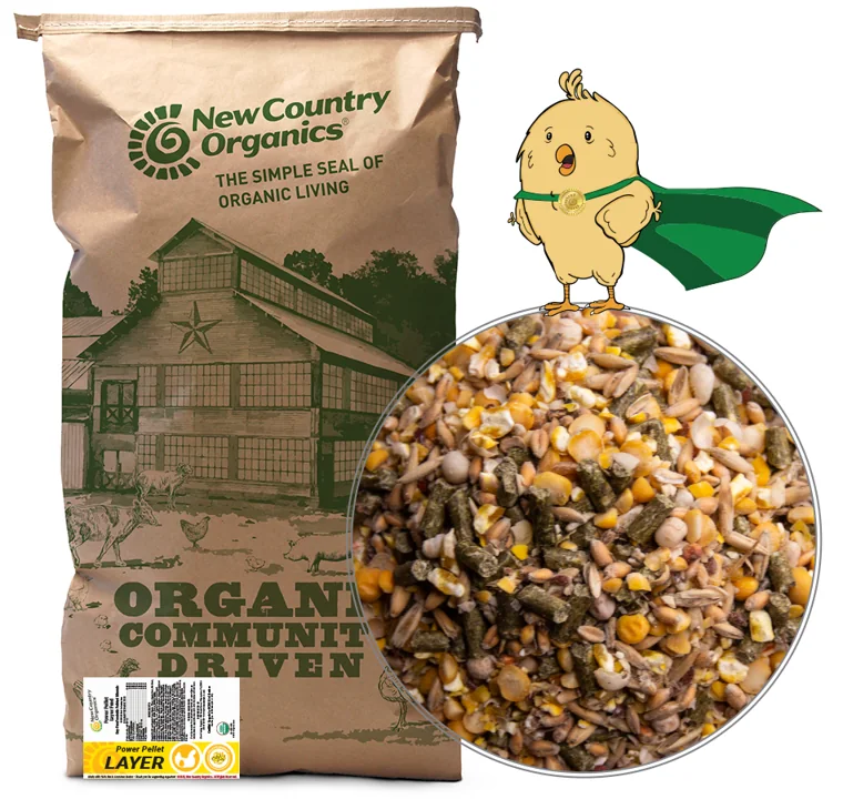 Organic Power Pellet Layer Feed, 40lbs manufacturer product photo