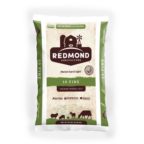 Redmond Natural Trace Mineral Salt, 50lbs manufacturer product photo