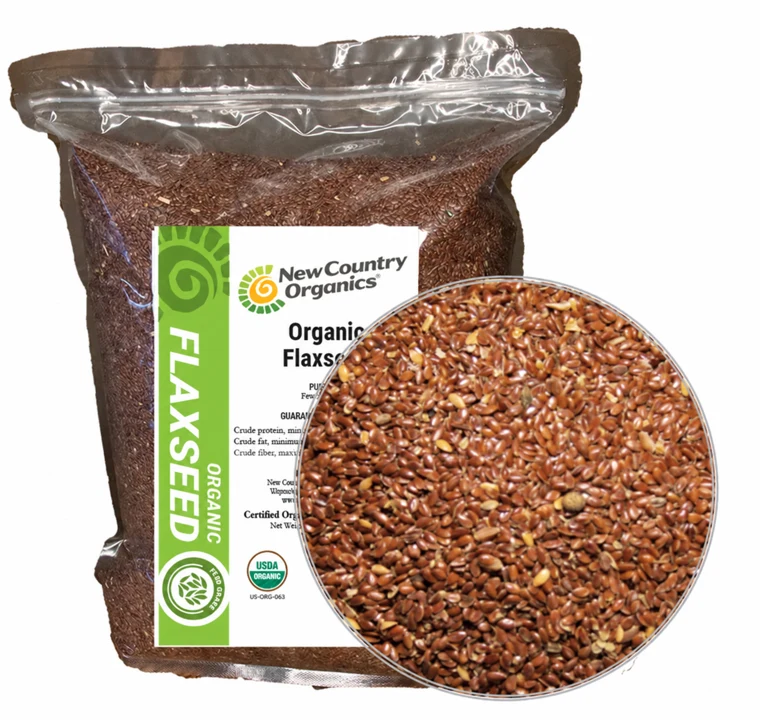 Organic Flaxseed, 10lbs manufacturer product photo