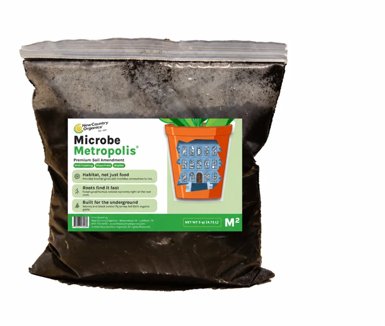 Microbe Metropolis Premium Soil Amendment, 5 qt manufacturer product photo
