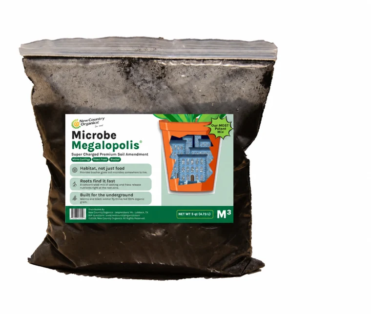 Microbe Megalopolis Super Charged Premium Soil Amendment, 5 qt manufacturer product photo