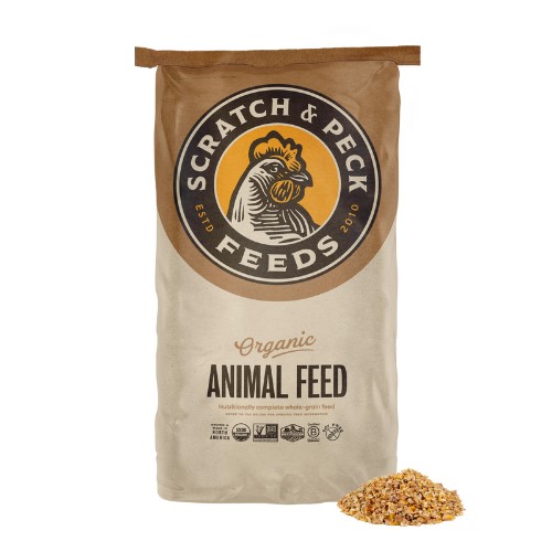 Scratch & Peck Organic Cracked Corn 40 lb package