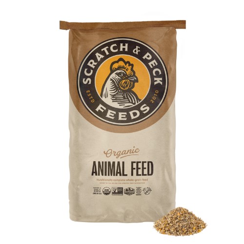 Scratch & Peck Goat Mash Organic 40 lb package