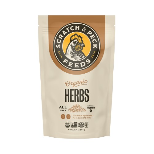 Scratch & Peck Organic Herbs 10 oz package