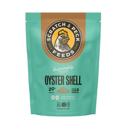 Scratch & Peck Ground Oyster Shell 4 lb package