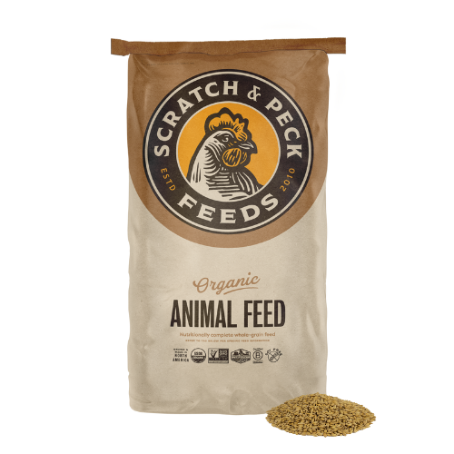 Scratch & Peck Organic Whole Barley 40 lb package