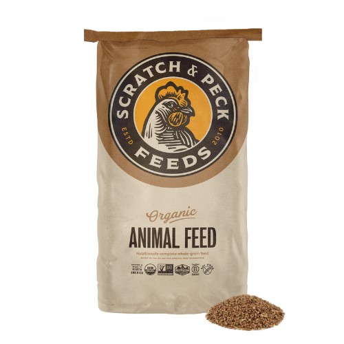 Scratch & Peck Organic Whole Wheat 40 lb package