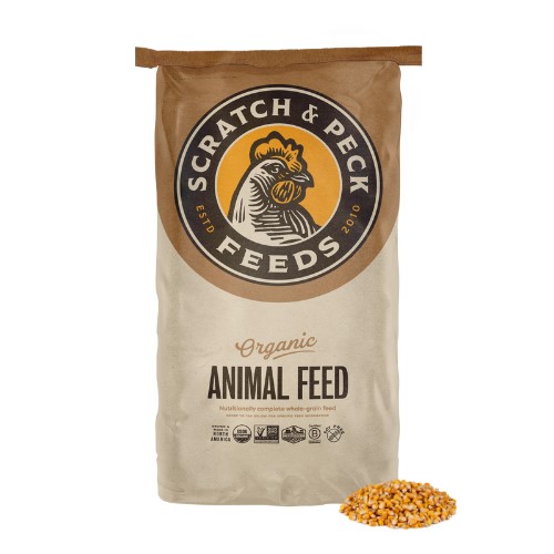 Scratch & Peck Organic Whole Corn 40 lb package