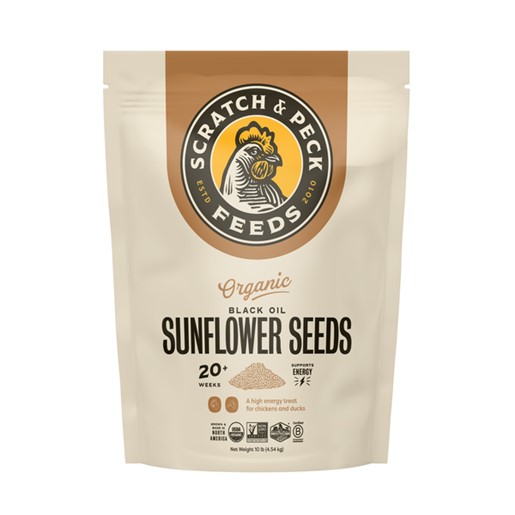 Scratch & Peck Black Oil Sunflower Seeds Organic 7 lb package