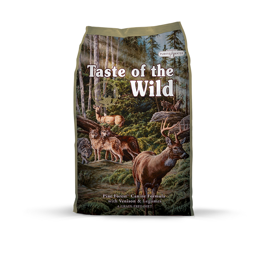 Taste of the Wild Pine Forest Canine Recipe with Venison & Legumes 28 lb package