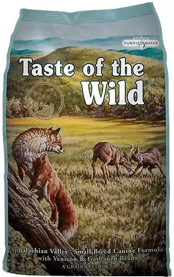 Taste of the Wild Appalachian Valley Small Breed Canine Recipe with Venison & Garbanzo Beans 5 lb package