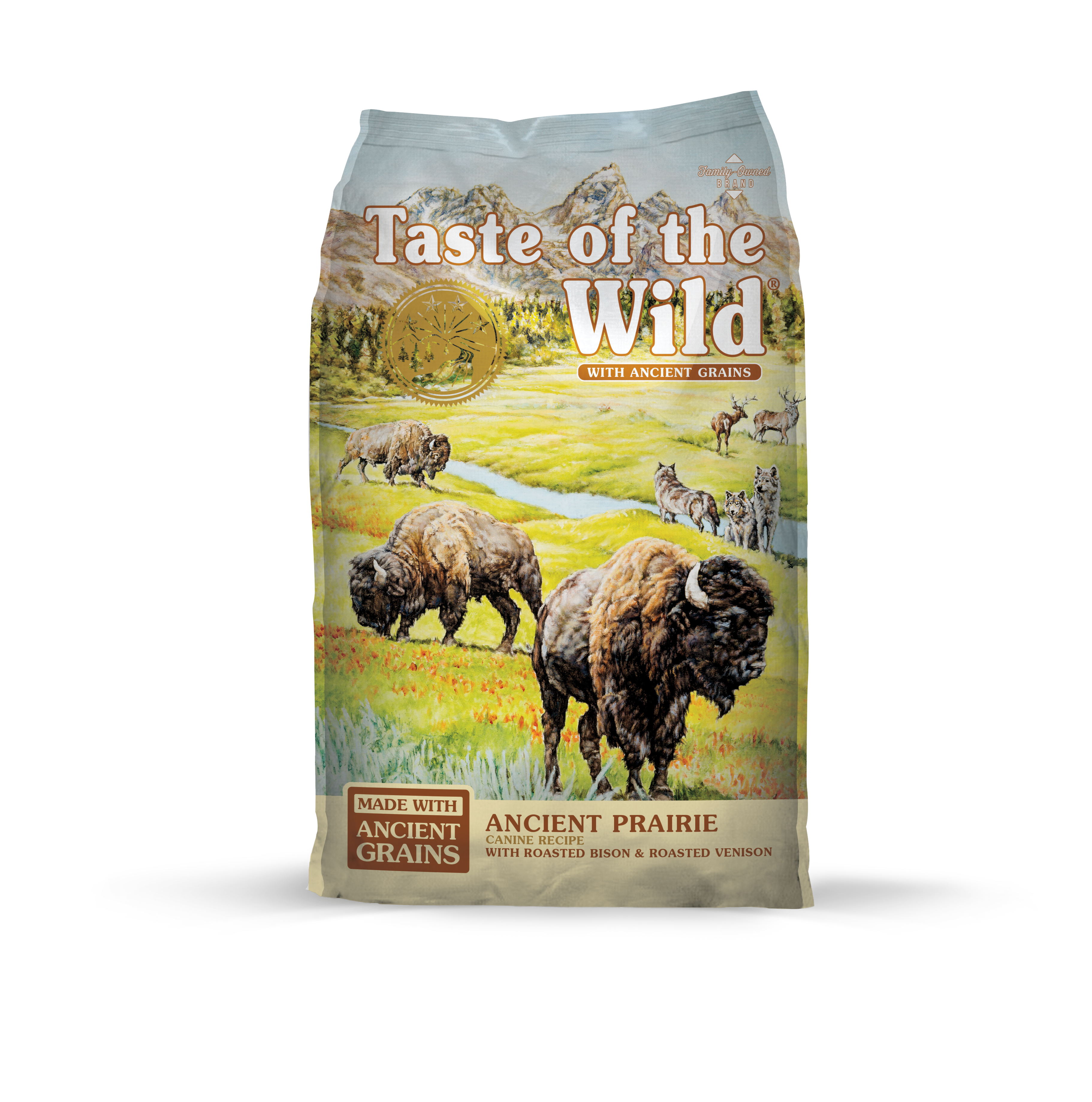 Taste of the Wild Ancient Prairie Canine Recipe with Roasted Bison & Roasted Venison 28 lb package