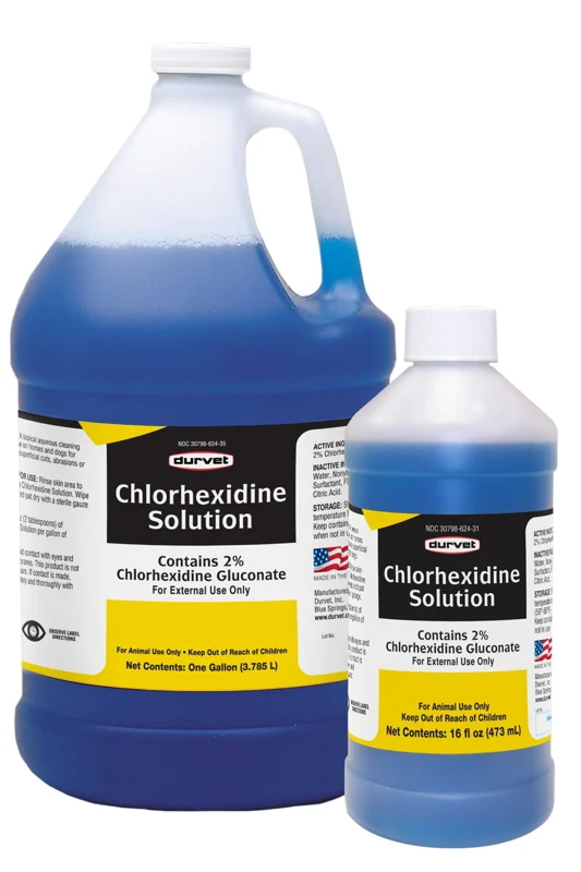 Durvet Chlorhexidine Solution 2% — 16 oz product
