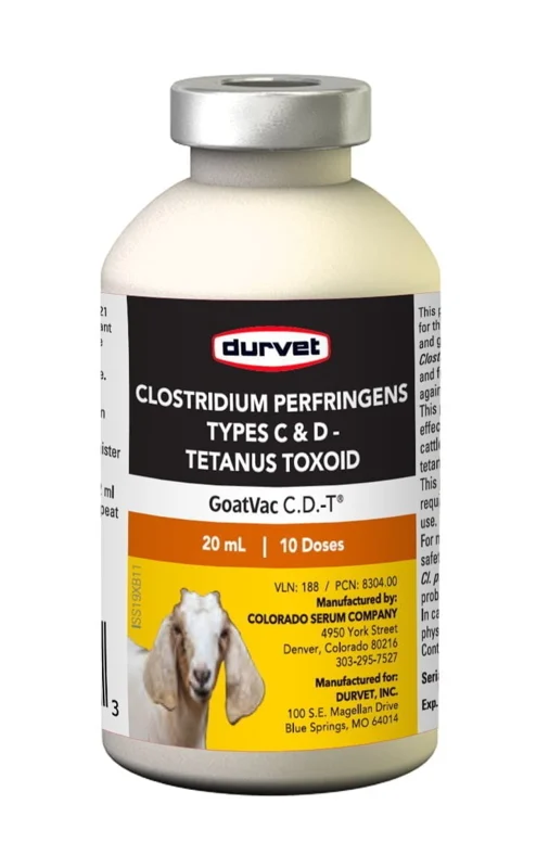 Durvet GoatVac C.D.-T Vaccine — 20 mL, 10 doses product