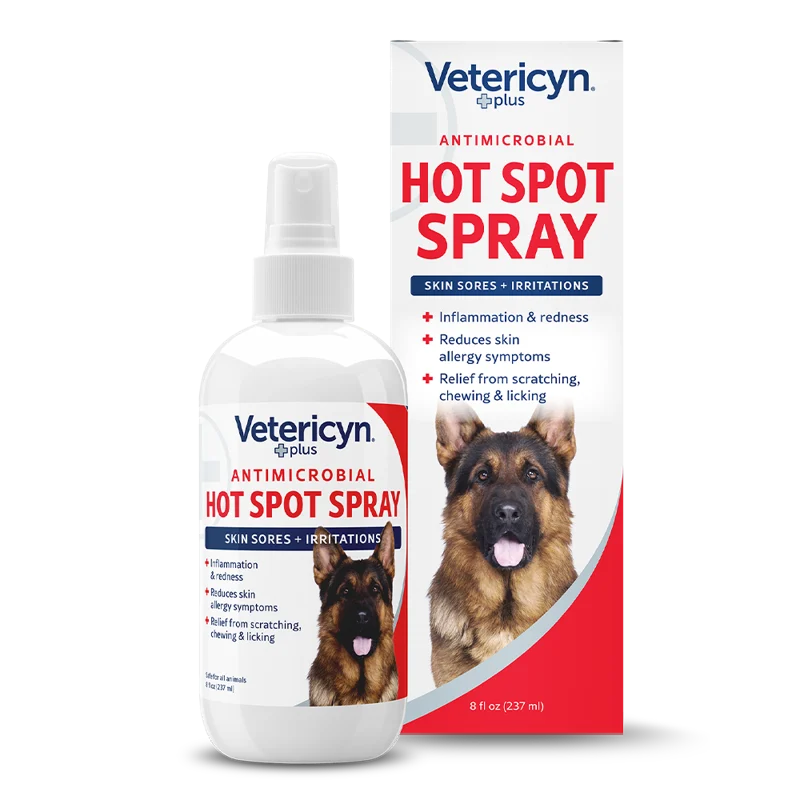 Vetericyn Plus Antimicrobial Hot Spot Spray — 8 oz product
