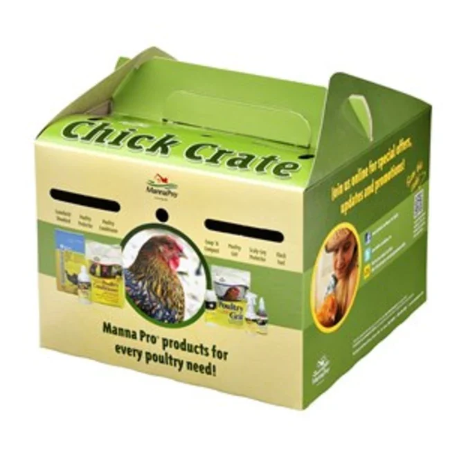 Manna Pro Chick Transport Crate — Cardboard carrier product