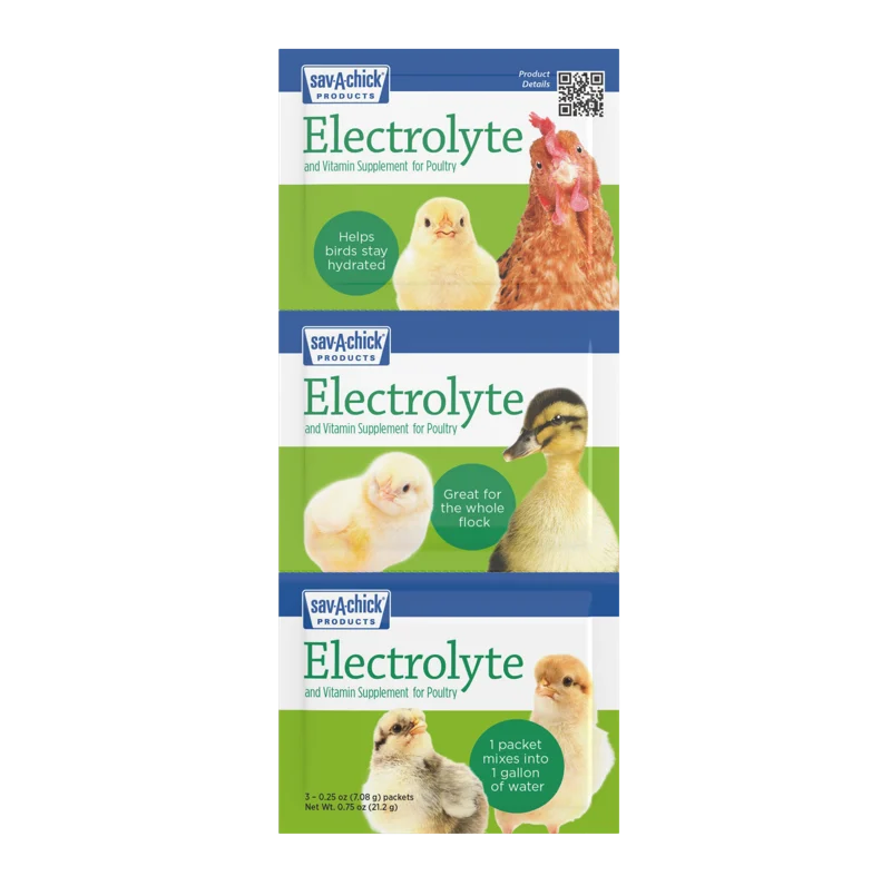 Sav-A-Chick Electrolyte & Vitamin Supplement — 3 packets product