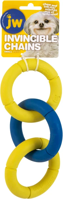 JW Invincible Chains Mini Dog Toy — Mini · 3 rings product
