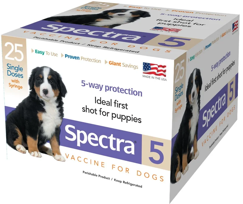 Durvet Canine Spectra 5 Vaccine, Tray — 25-dose tray, without syringes product