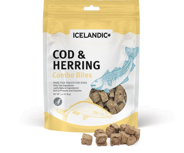 Icelandic+ Cod & Herring Combo Bites — 3 oz product