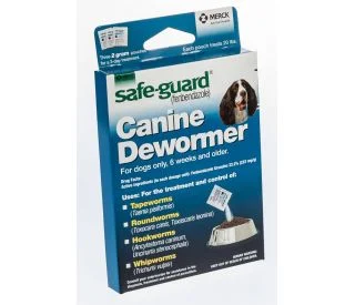 Merck Animal Health Safe-Guard Canine Dewormer, 2 g — 2 g packets product