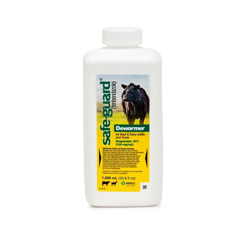 Merck Animal Health Safe-Guard 10% Dewormer Suspension — 1,000 mL product