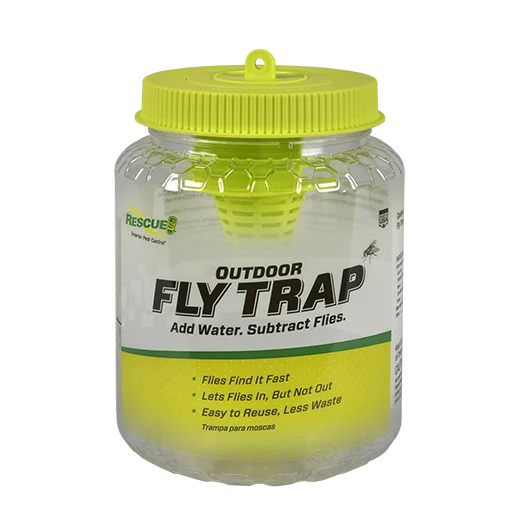 RESCUE! Reusable Fly Trap — Reusable trap with attractant product